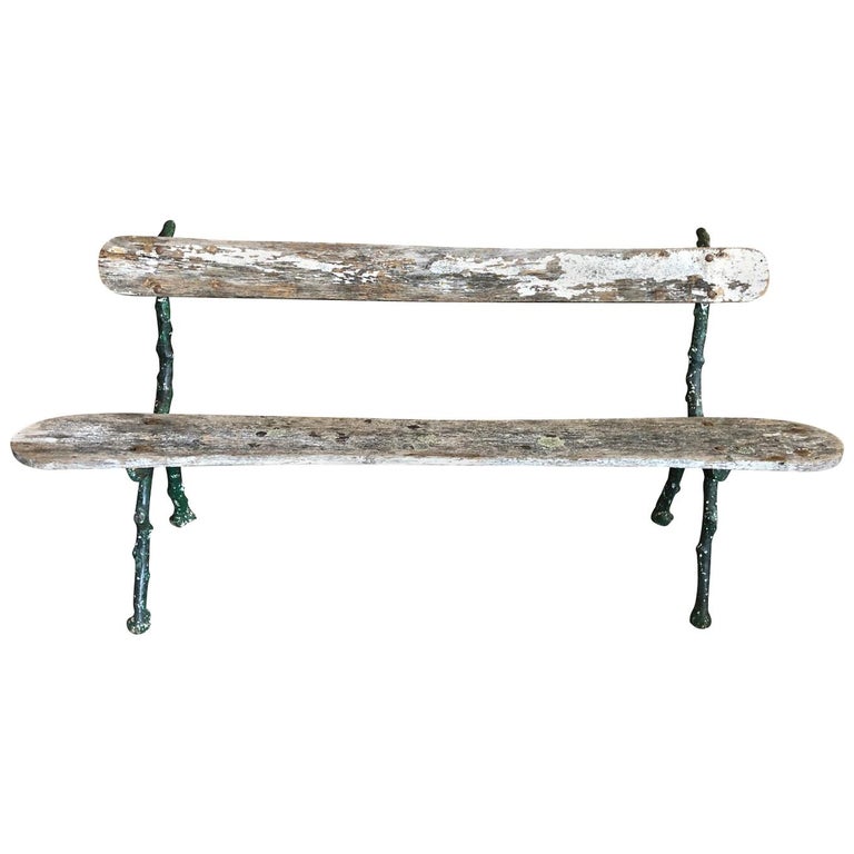 19th Century French Garden Bench For Sale