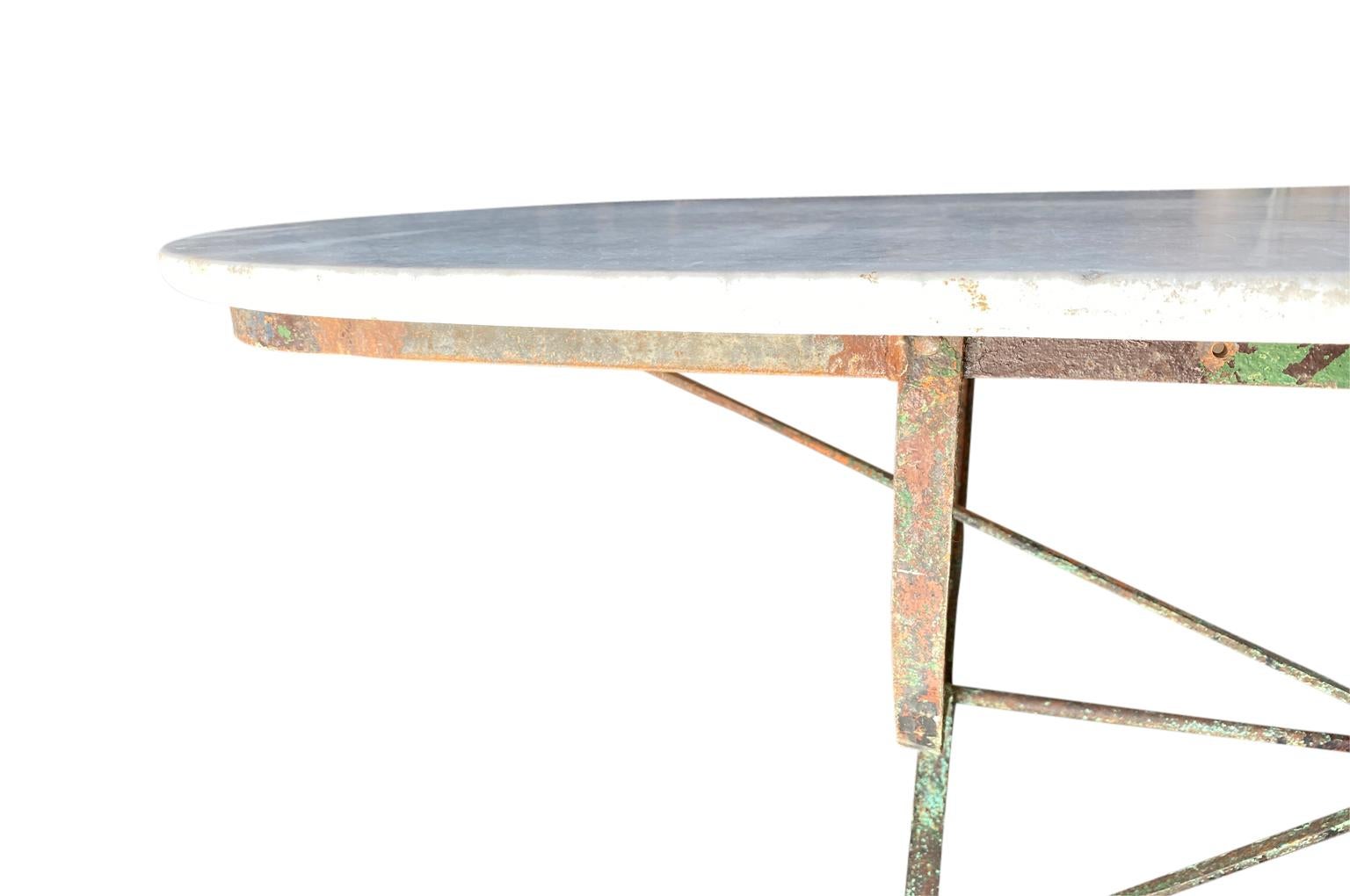 19th Century, French, Garden Dining Table 6