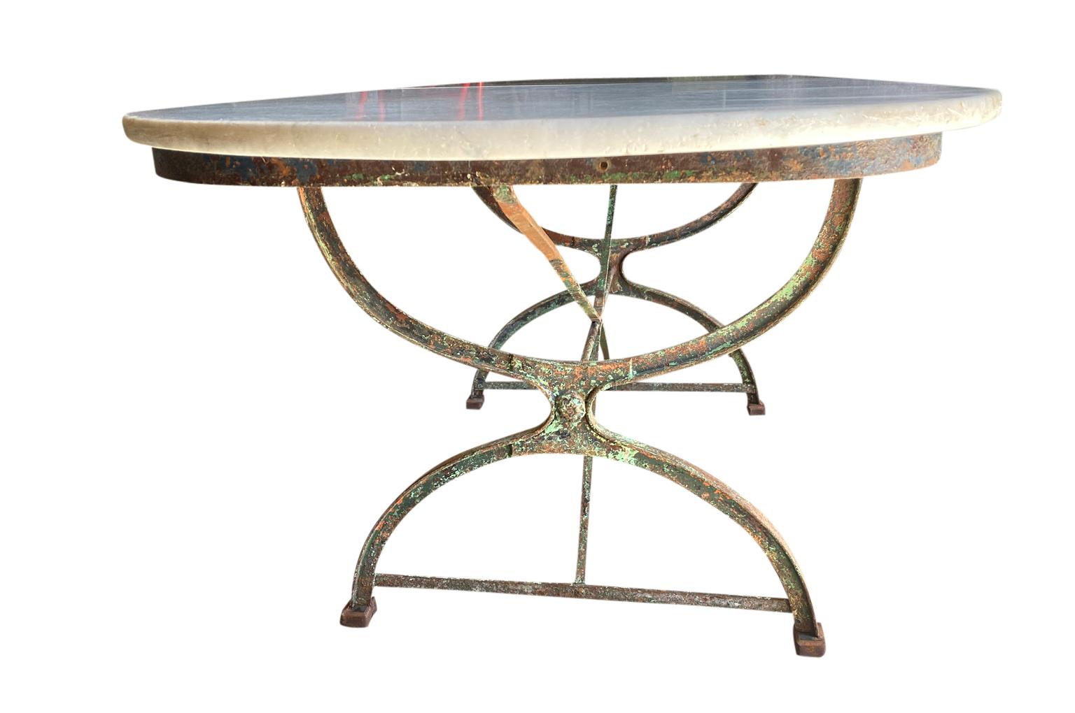 19th Century, French, Garden Dining Table 1