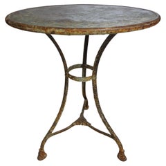 Table de jardin française du 19e siècle par Arras Foundry