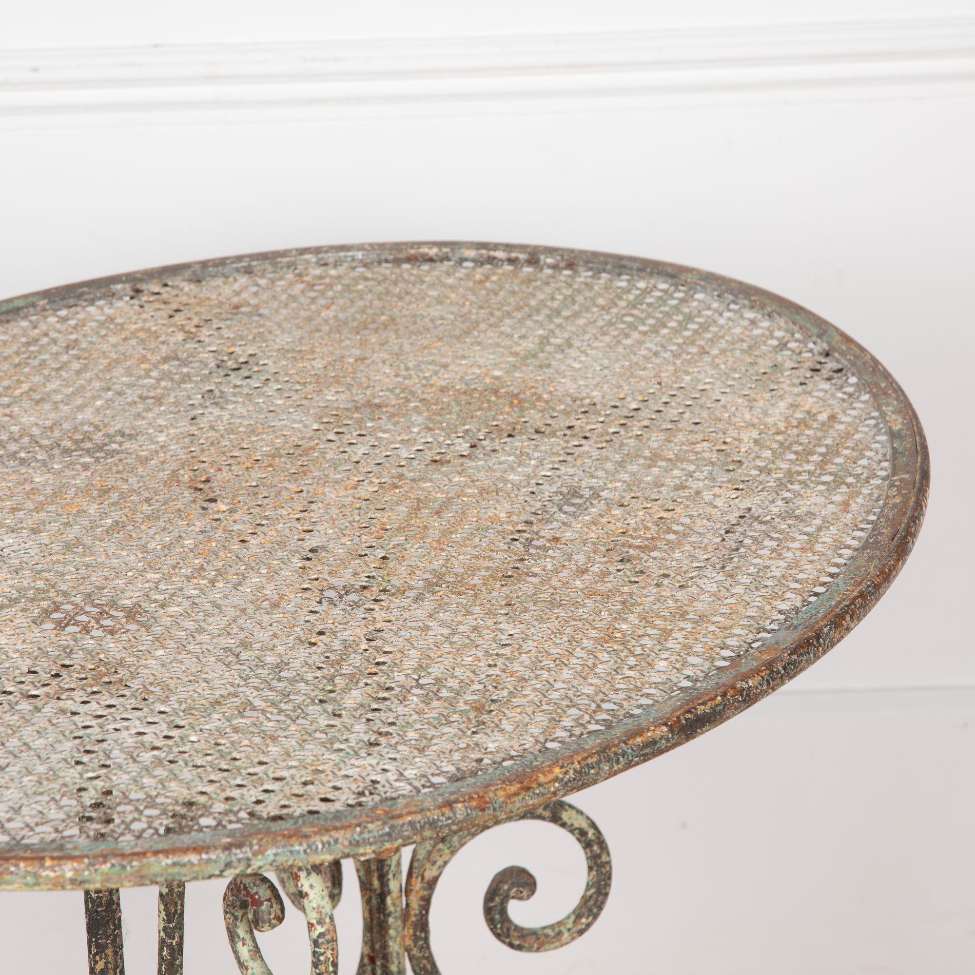 19th Century French Garden Table For Sale 2