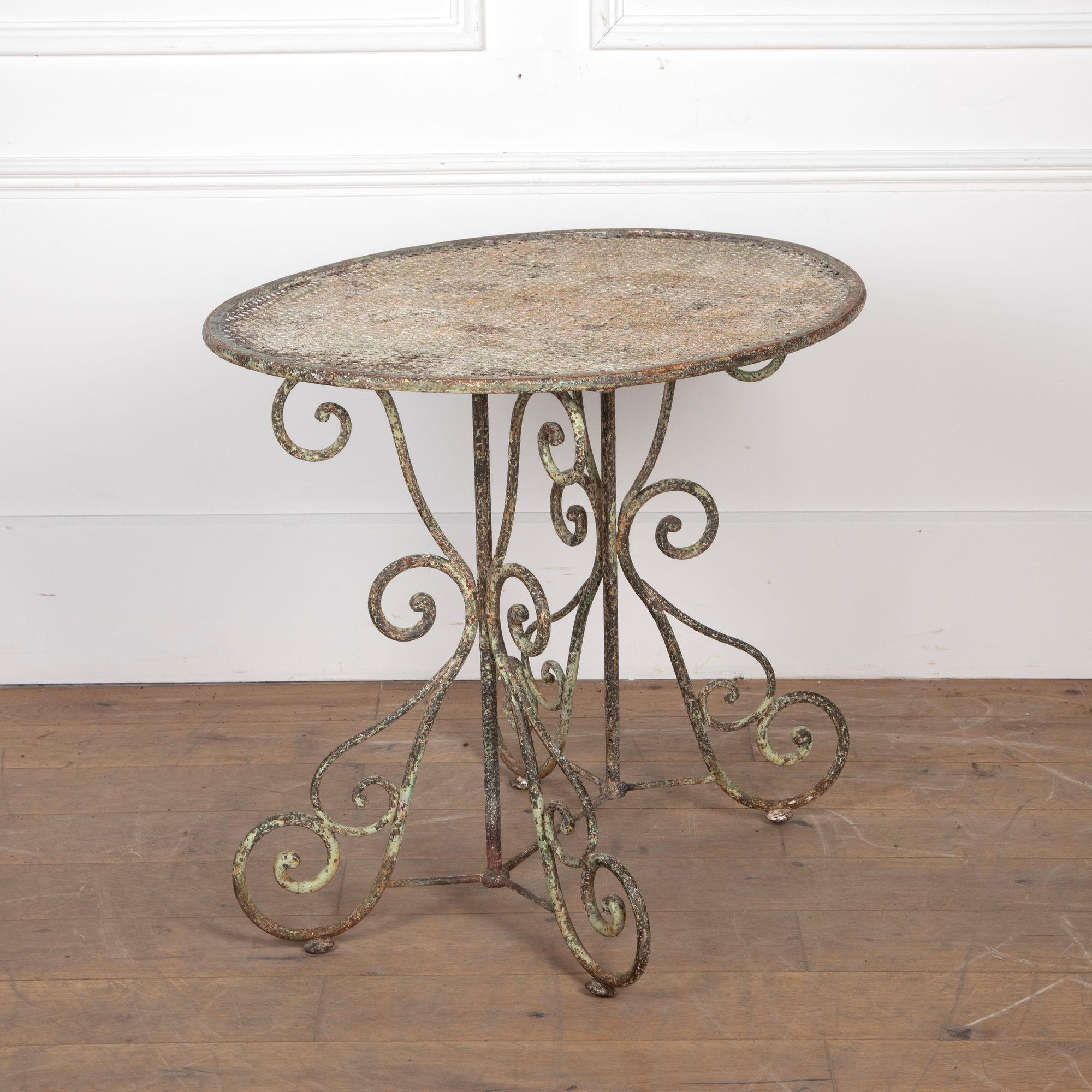 19th Century French Garden Table For Sale 3