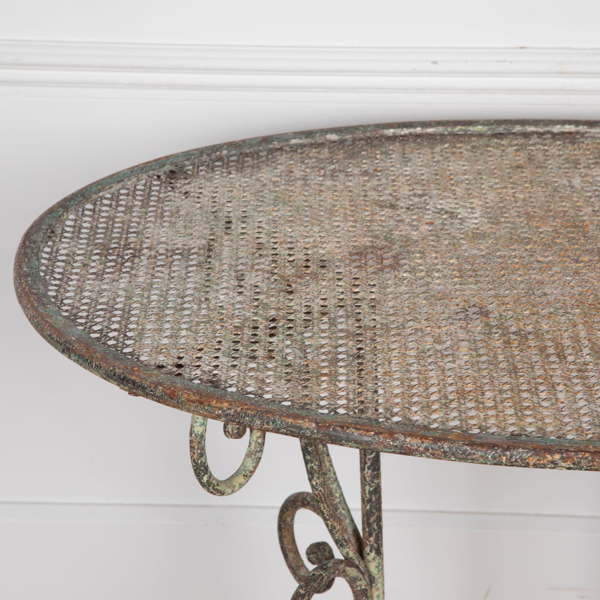 19th Century French Garden Table For Sale 4