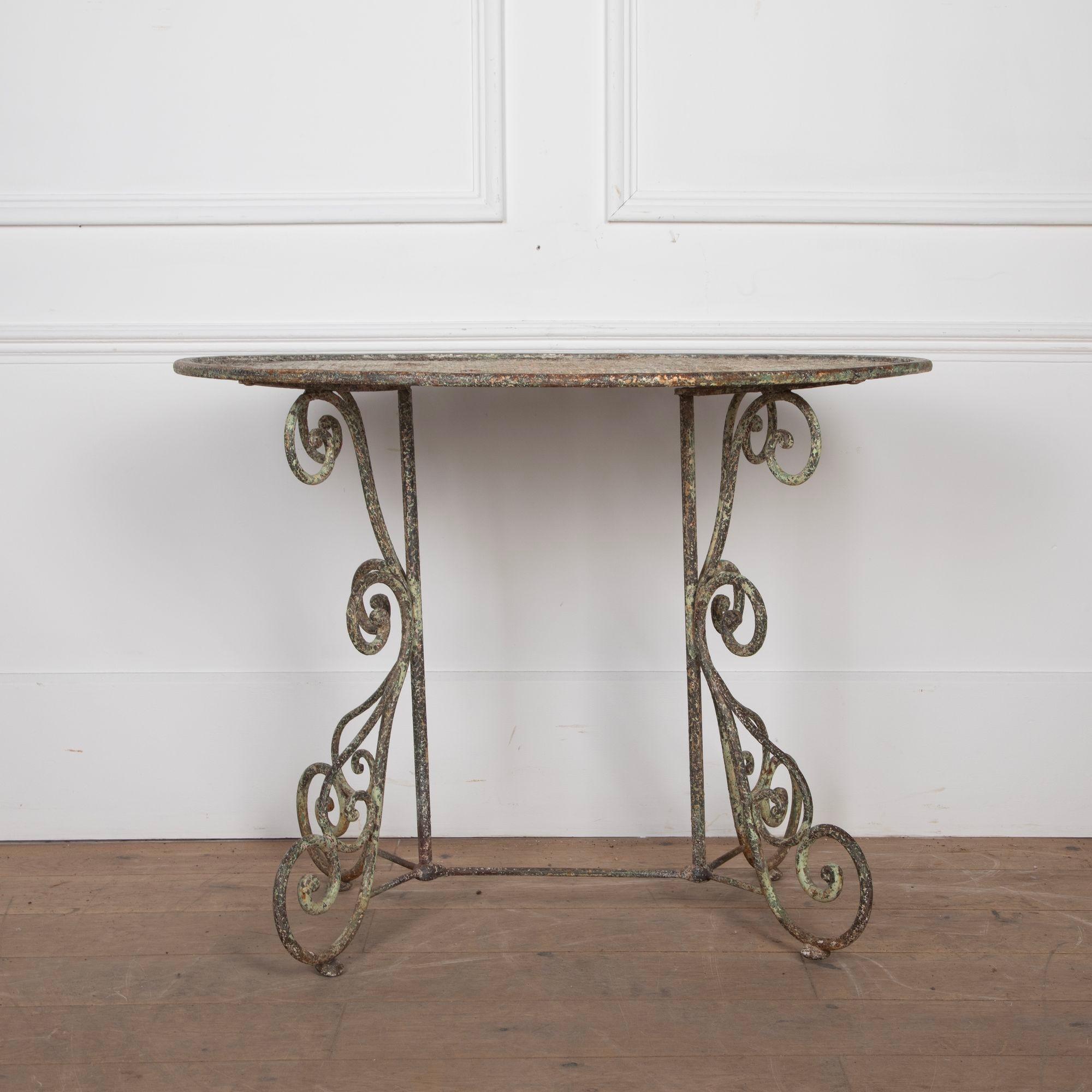 19th Century French Garden Table For Sale 5