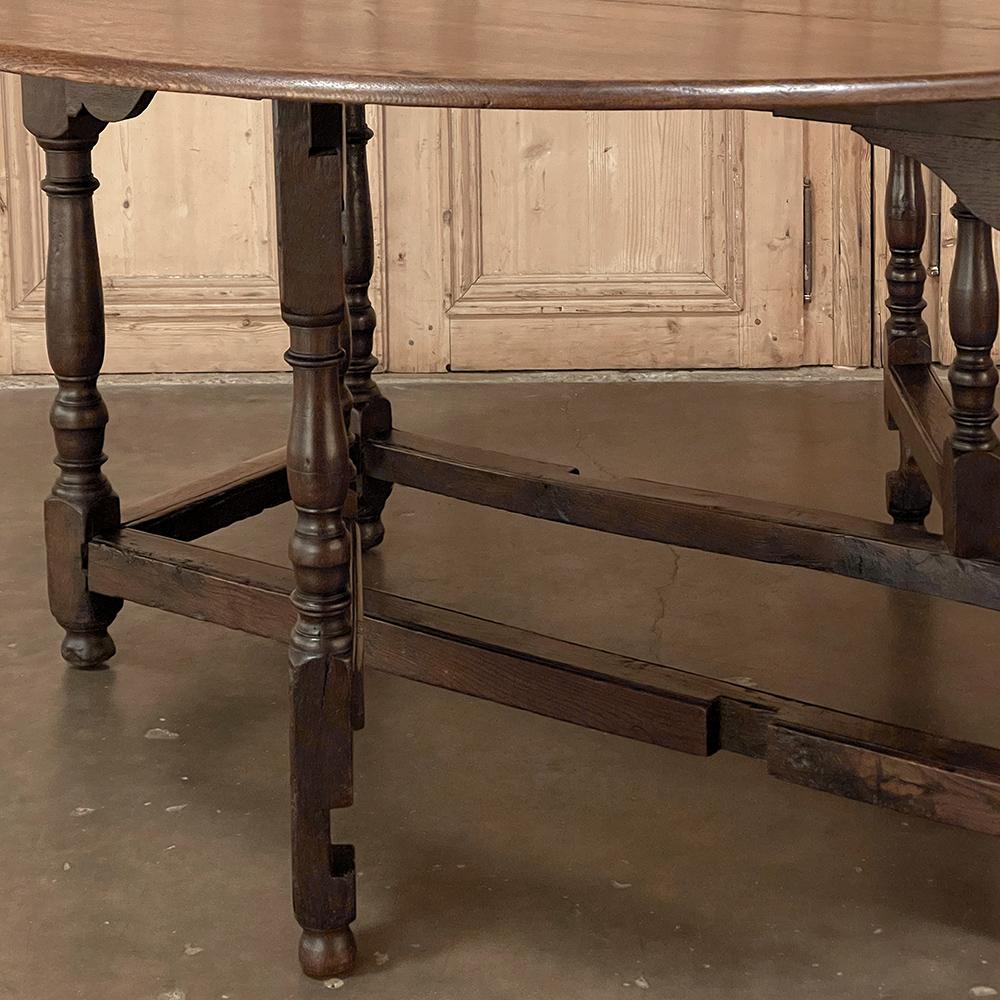 19th Century French Gate Leg Drop Leaf Dining Table ~ Sofa Table 6