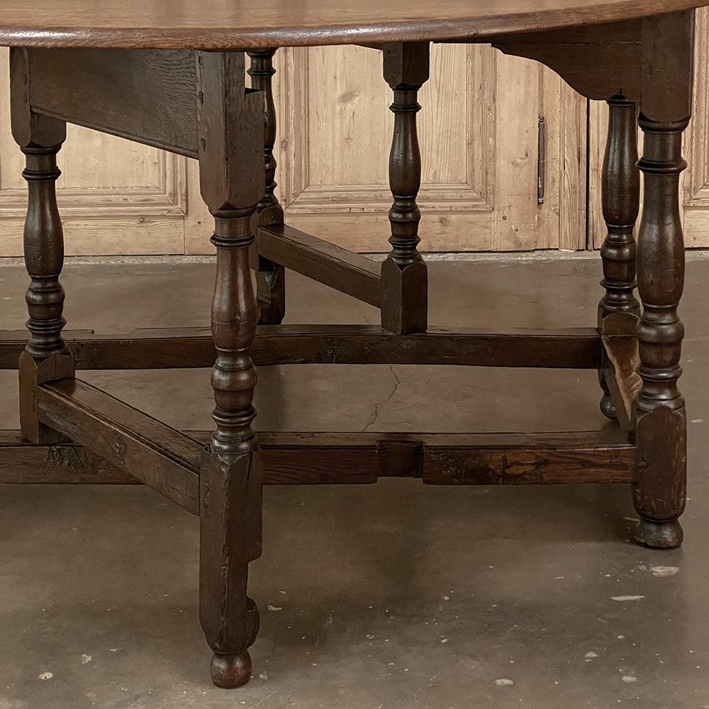 19th Century French Gate Leg Drop Leaf Dining Table ~ Sofa Table 10
