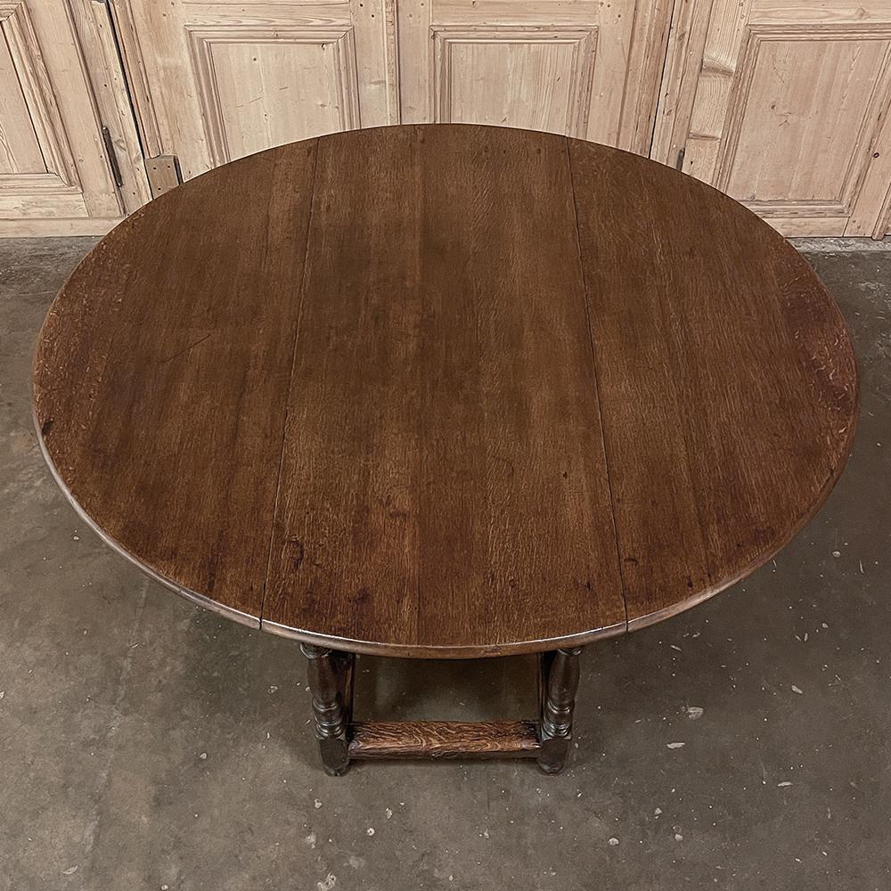 19th Century French Gate Leg Drop Leaf Dining Table ~ Sofa Table 1