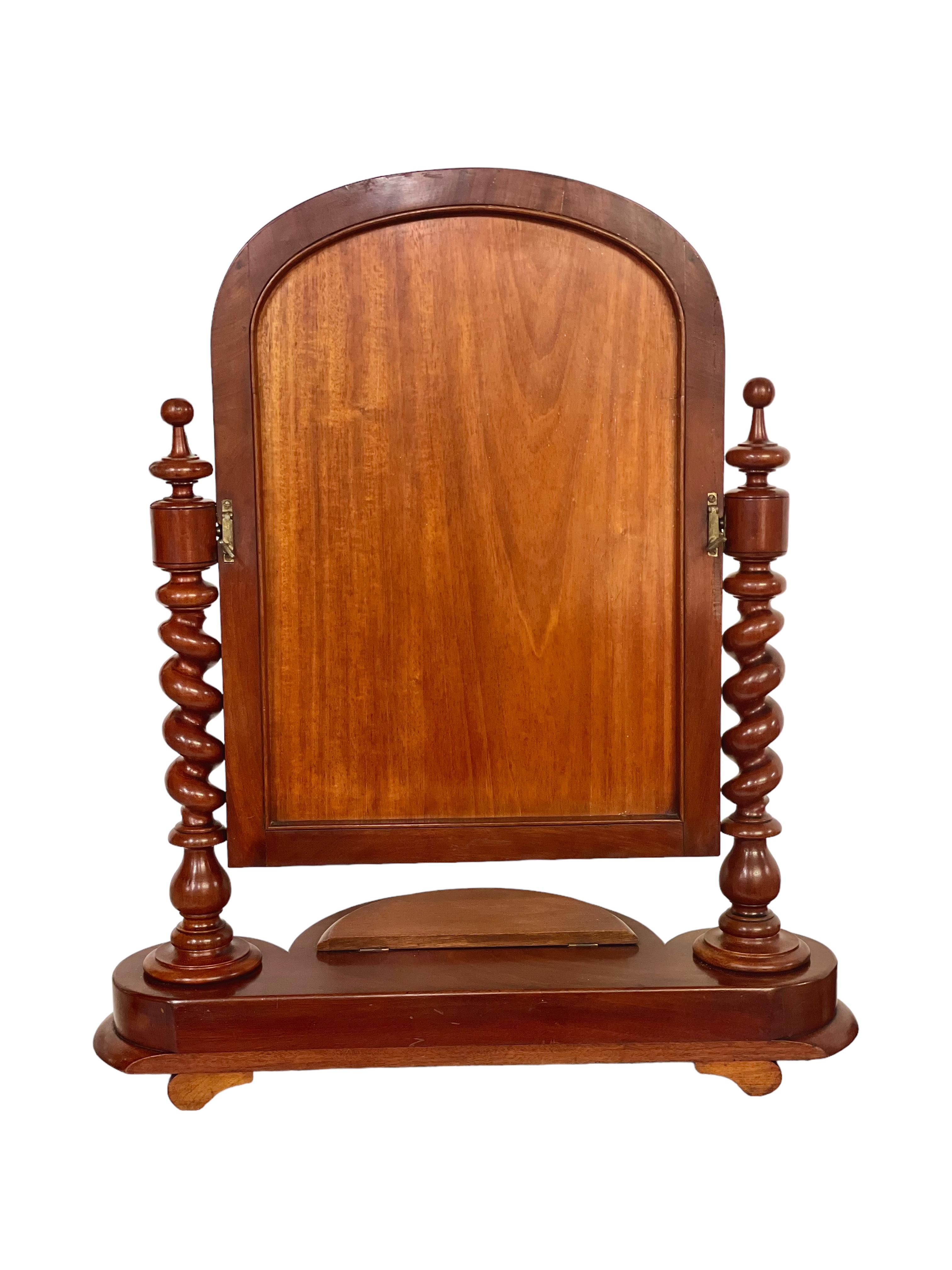 19th Century French Gentleman's Vanity or Table Mirror For Sale 2