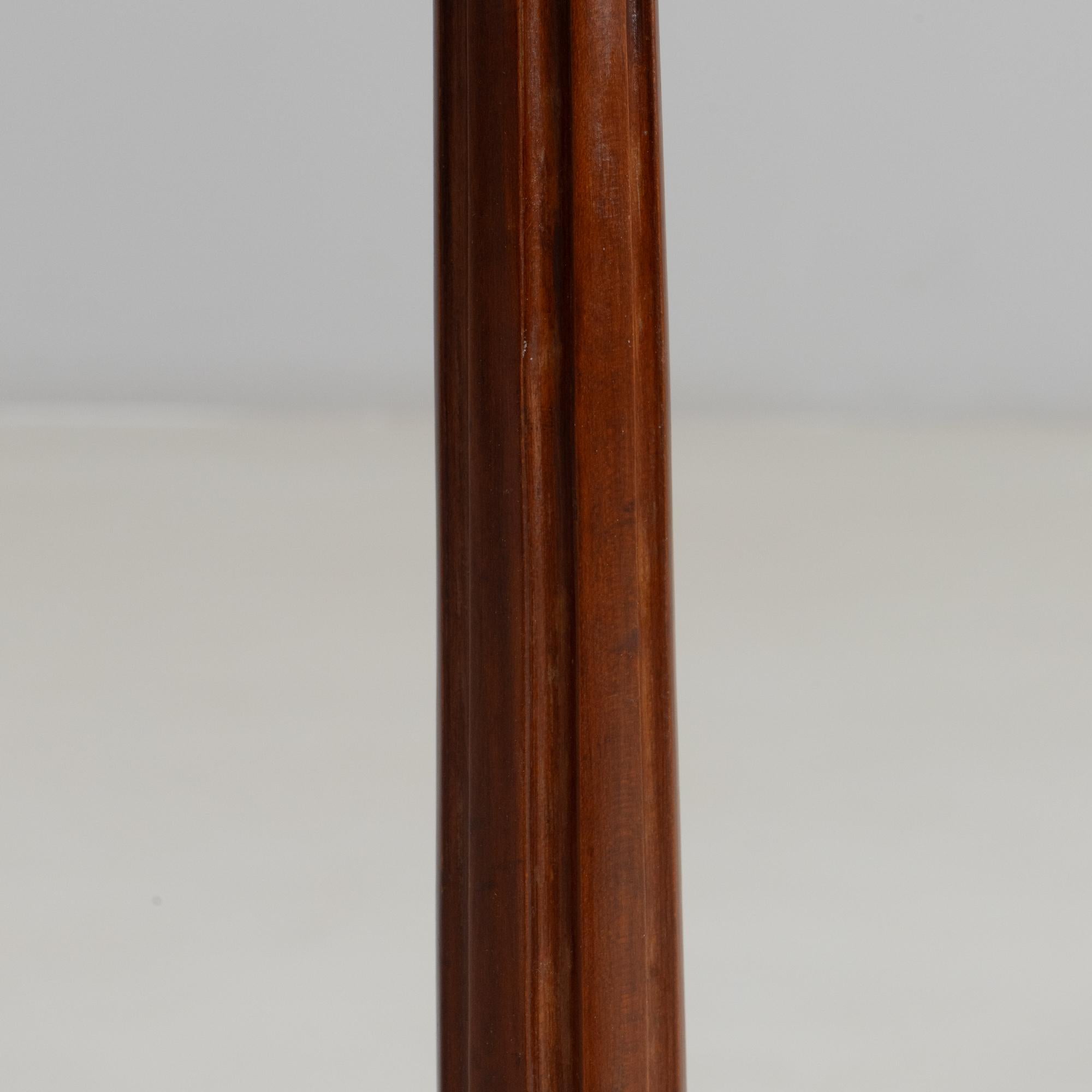 19th Century French Georgian Tripod Side Table With Marble Top For Sale 6