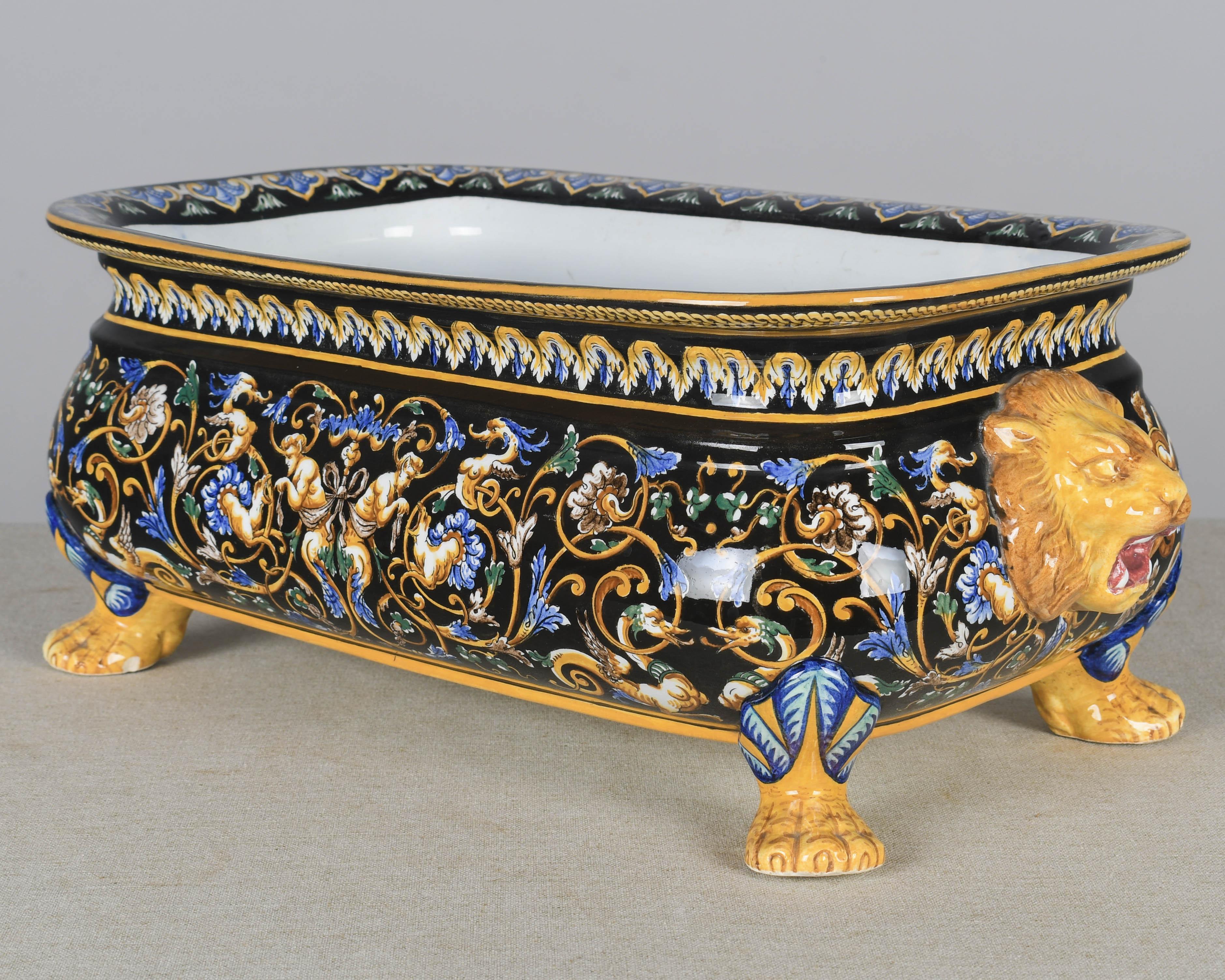 Francese Gien Faience francese del XIX secolo in vendita
