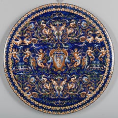 19th Century French Gien Faience Platter