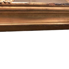 19th Century French Gilded Belle Époque Rectangular Mirror