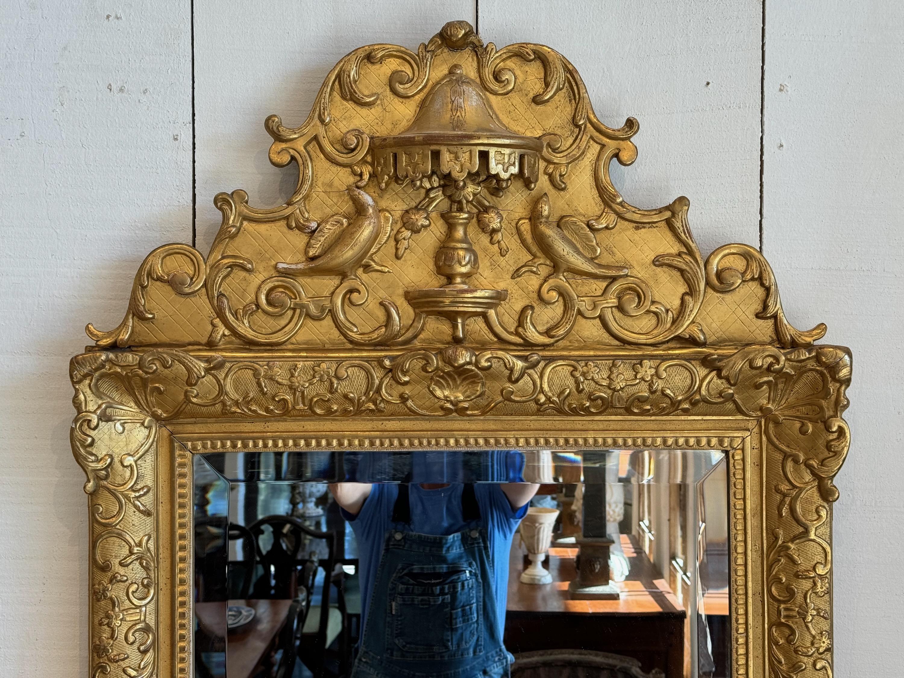 19th Century French Gilded Mirror For Sale 1