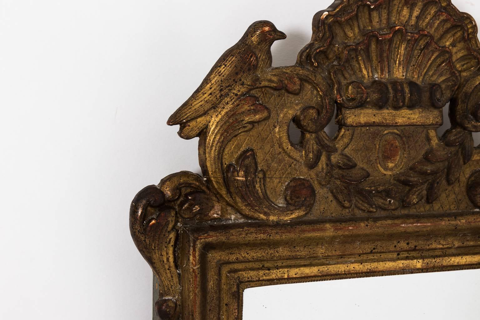 19th Century French Gilded Mirror In Good Condition In Stamford, CT