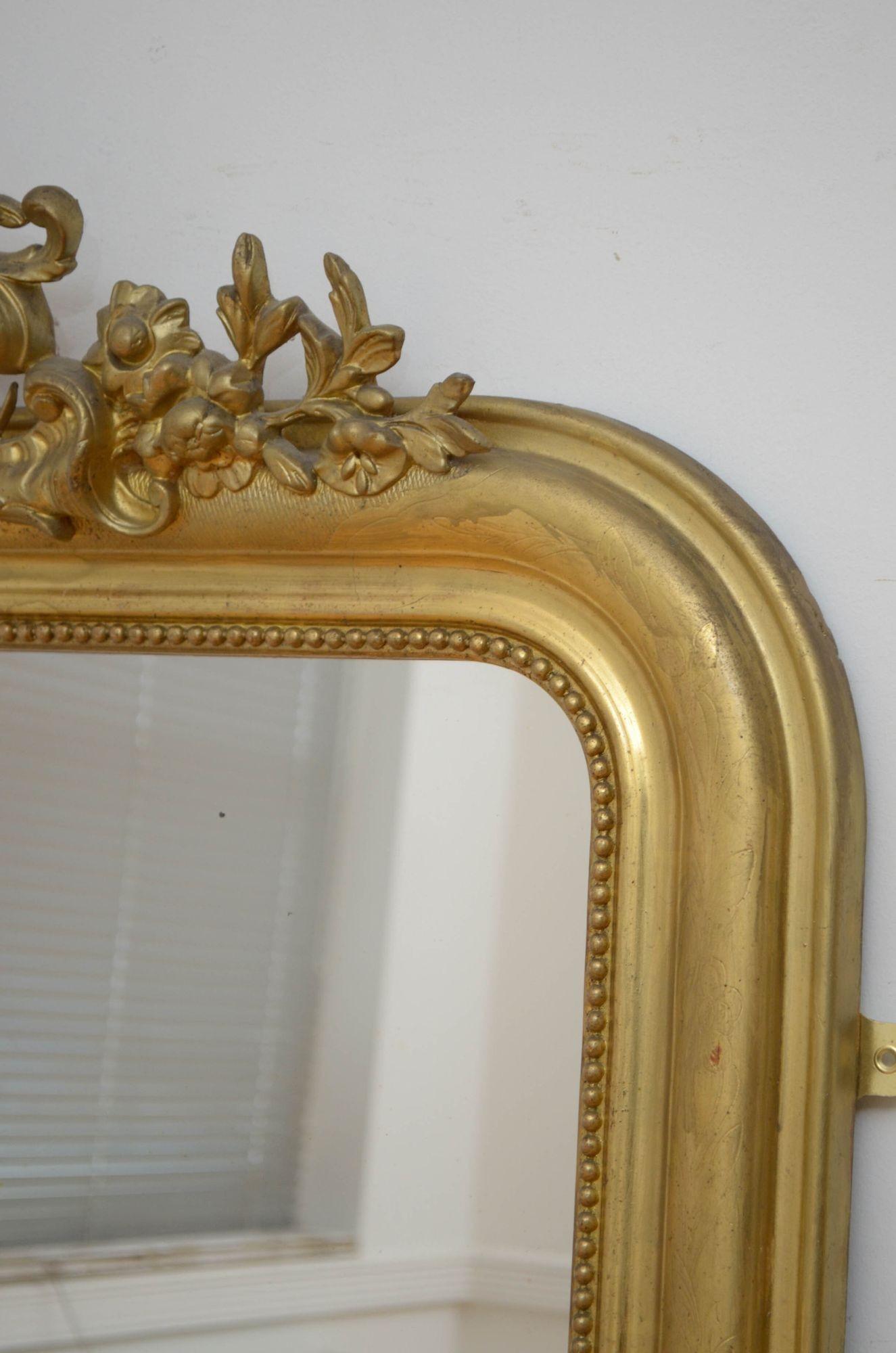 19th Century, French, Gilded Mirror 6