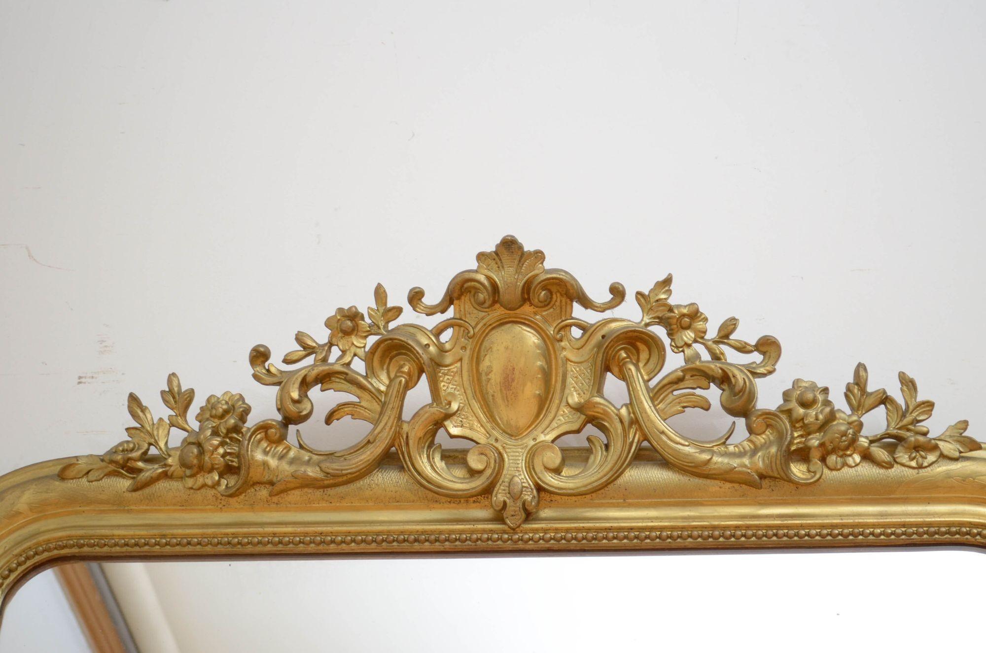19th Century, French, Gilded Mirror 8