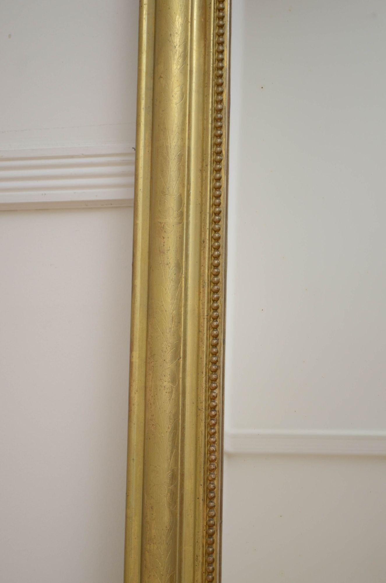 19th Century, French, Gilded Mirror 1