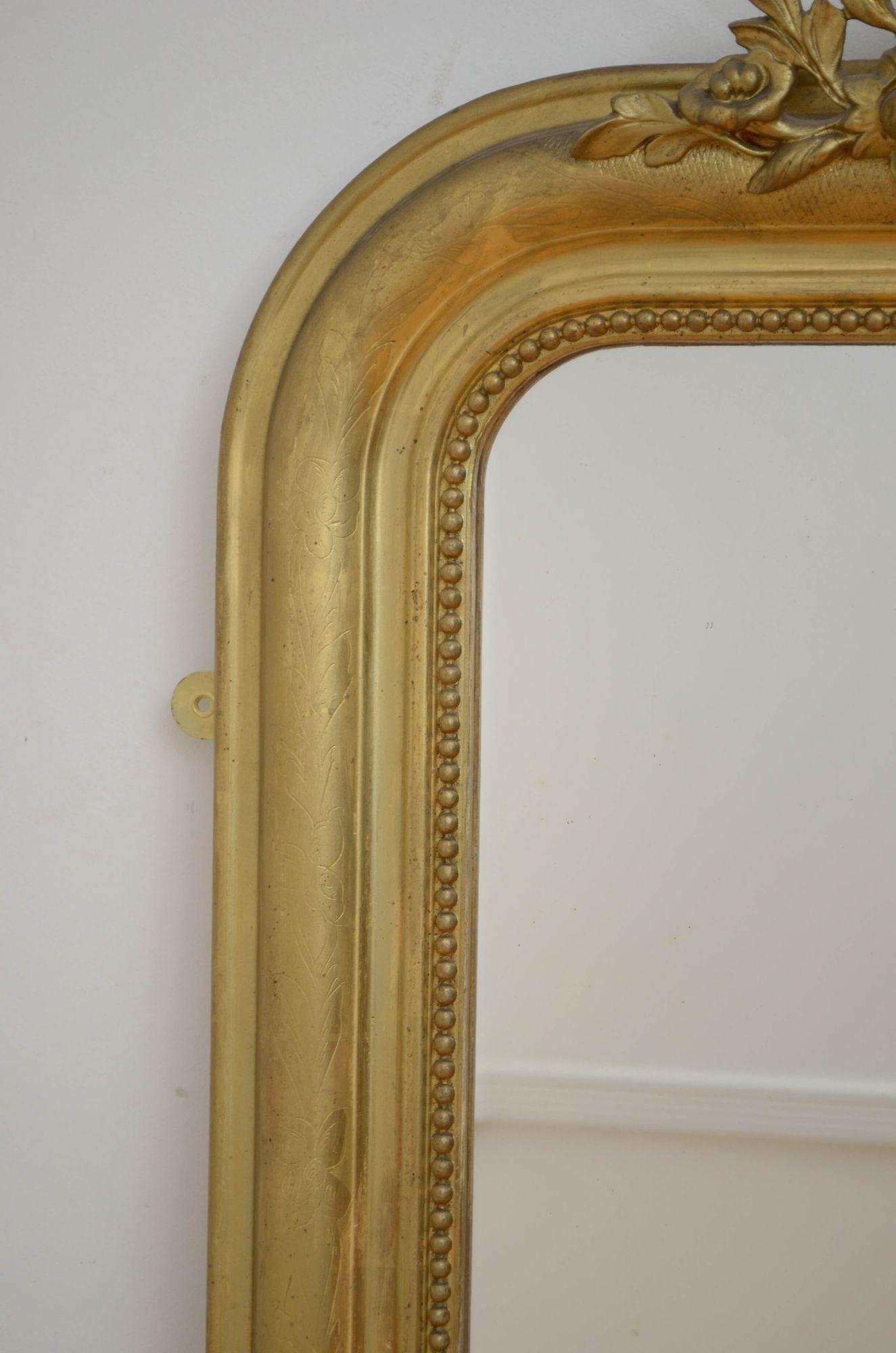 19th Century, French, Gilded Mirror 2