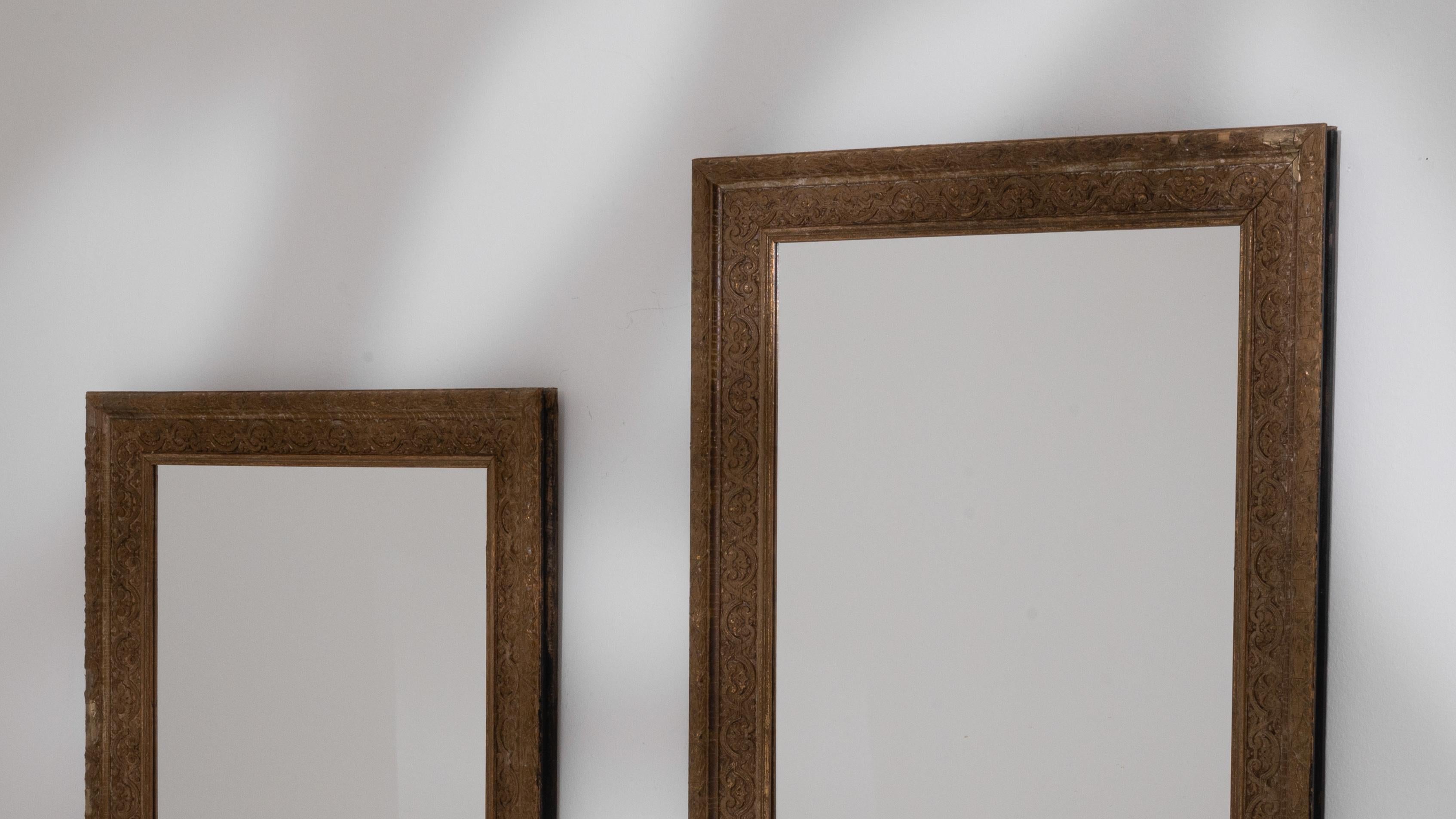 19th Century French Gilded Mirrors, a Pair  5