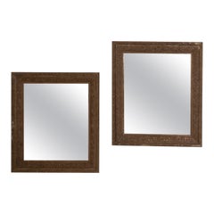 19th Century French Gilded Mirrors, a Pair
