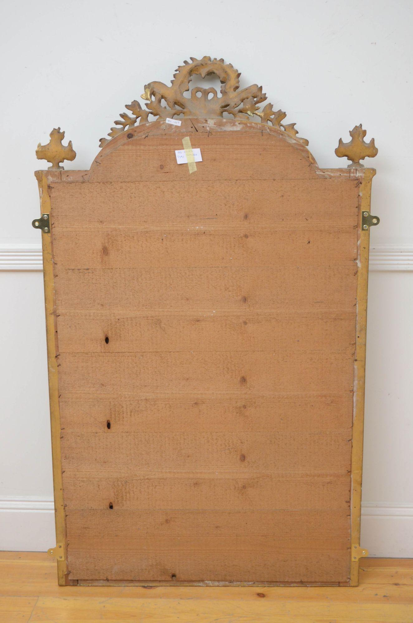 19th Century French Gilded Pier Mirror 8