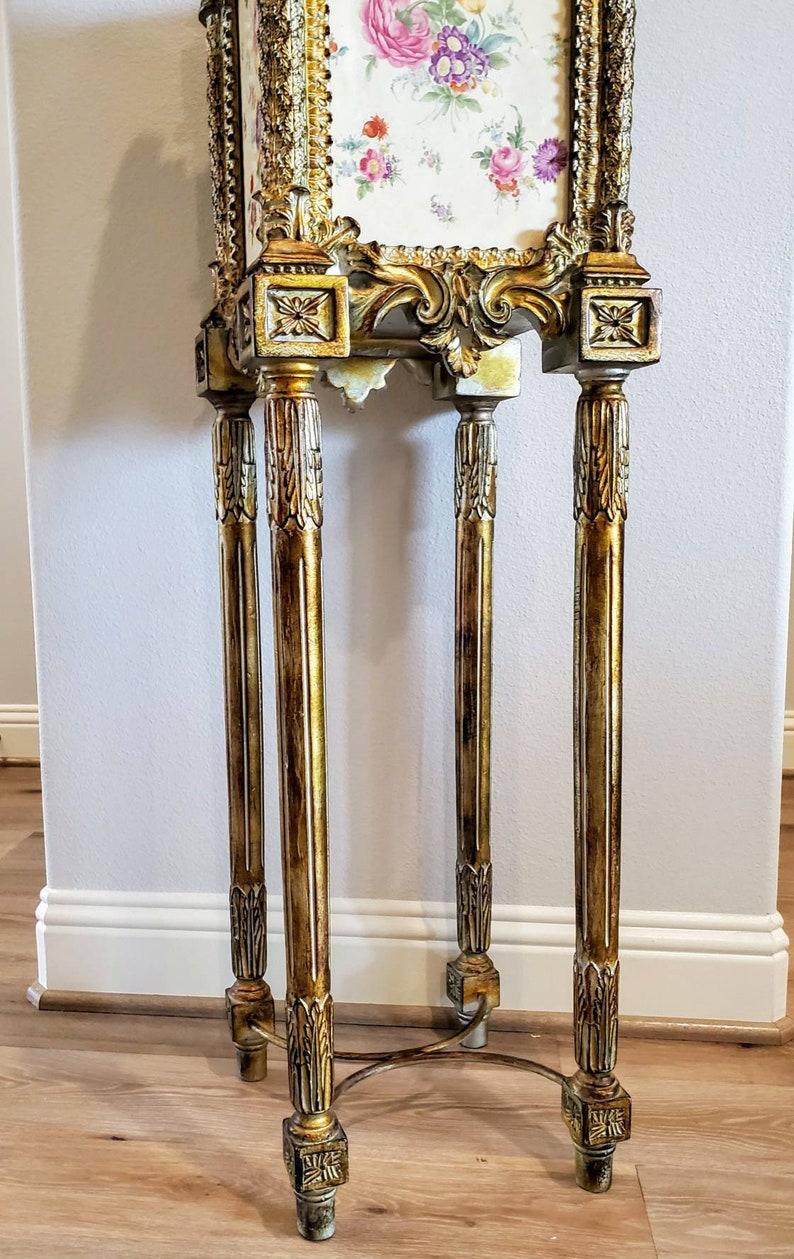 19th Century French Gilded Porcelain Jewelry Cabinet, Manner of Martin Carlin In Good Condition For Sale In Forney, TX