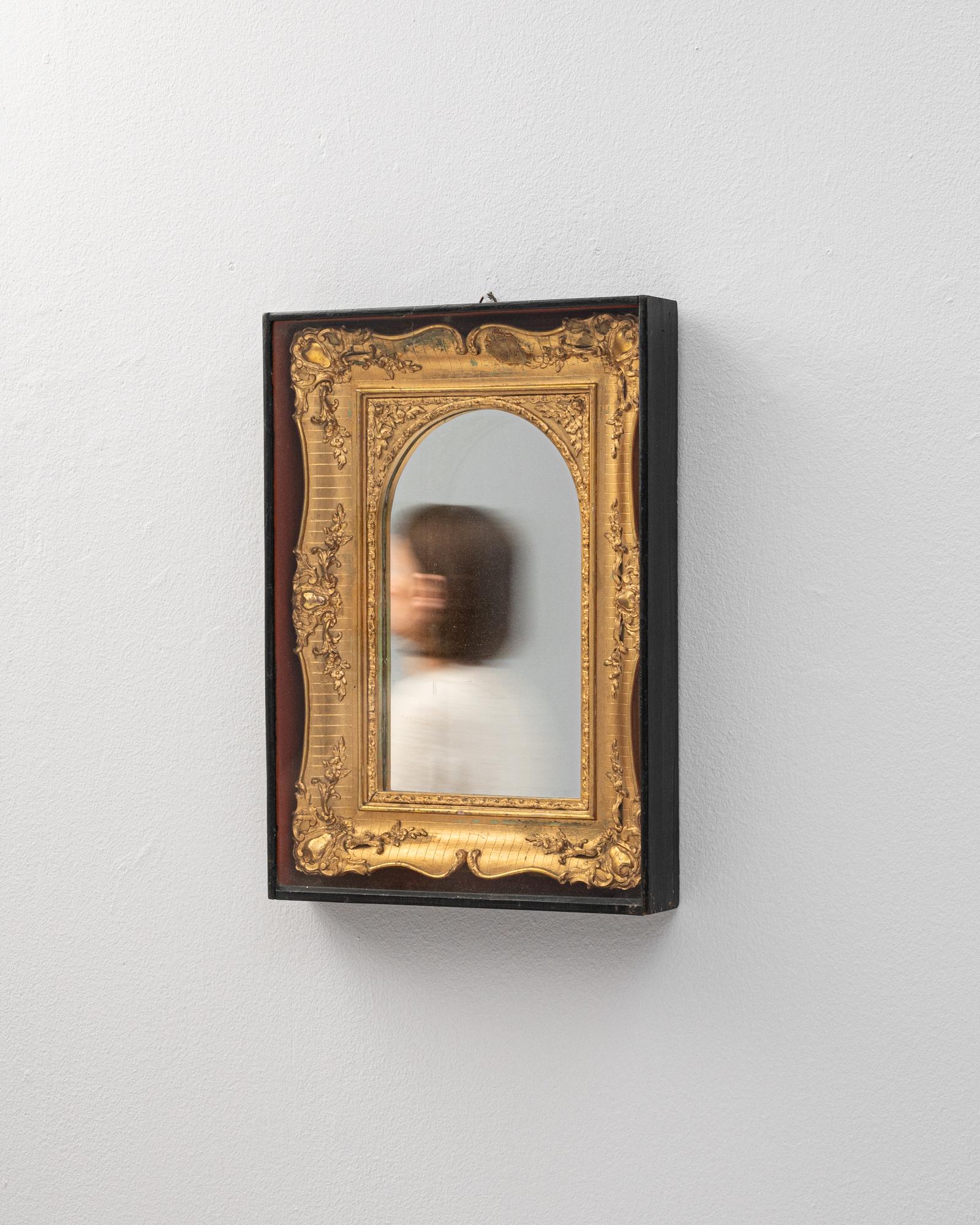 19th Century French Gilded Wood Mirror For Sale 2