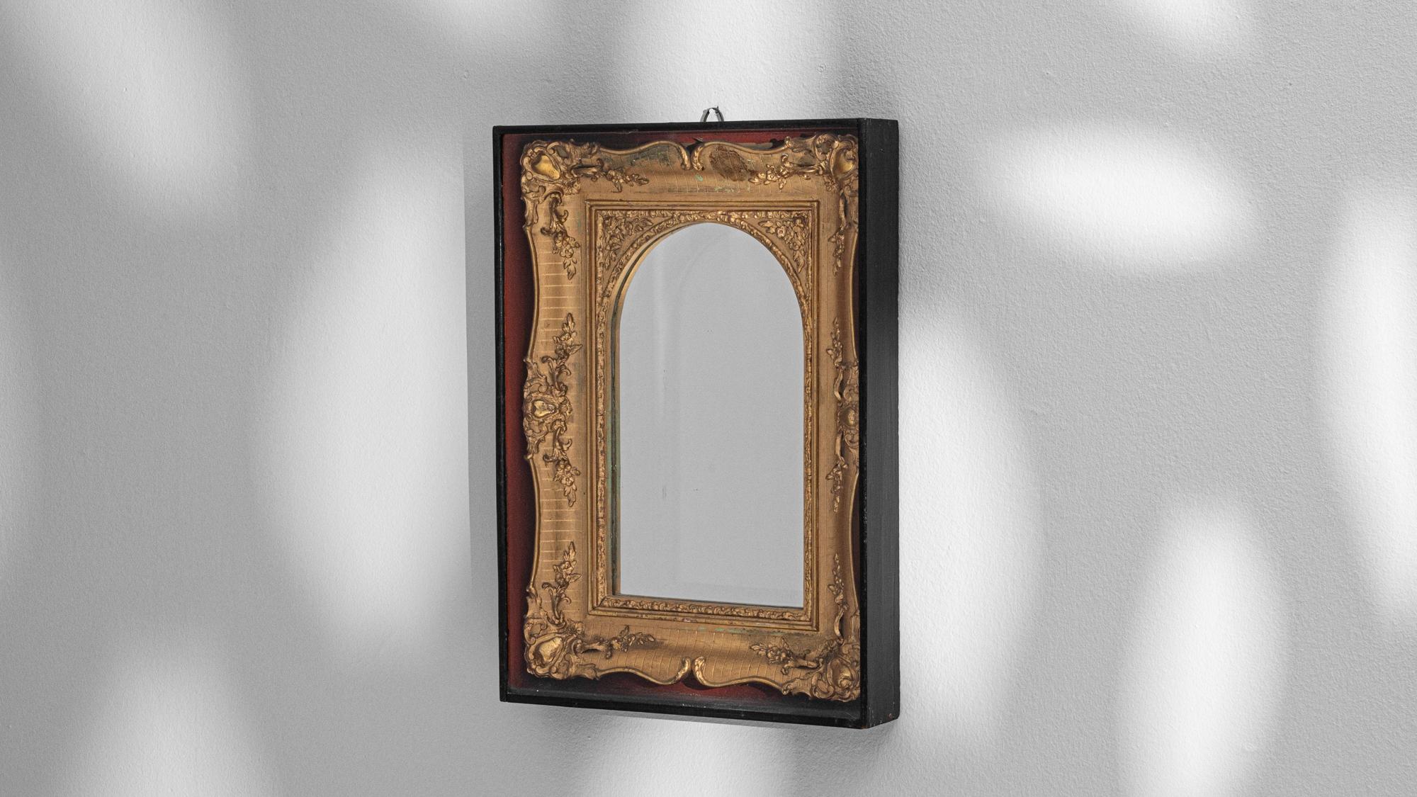 19th Century French Gilded Wood Mirror For Sale 4