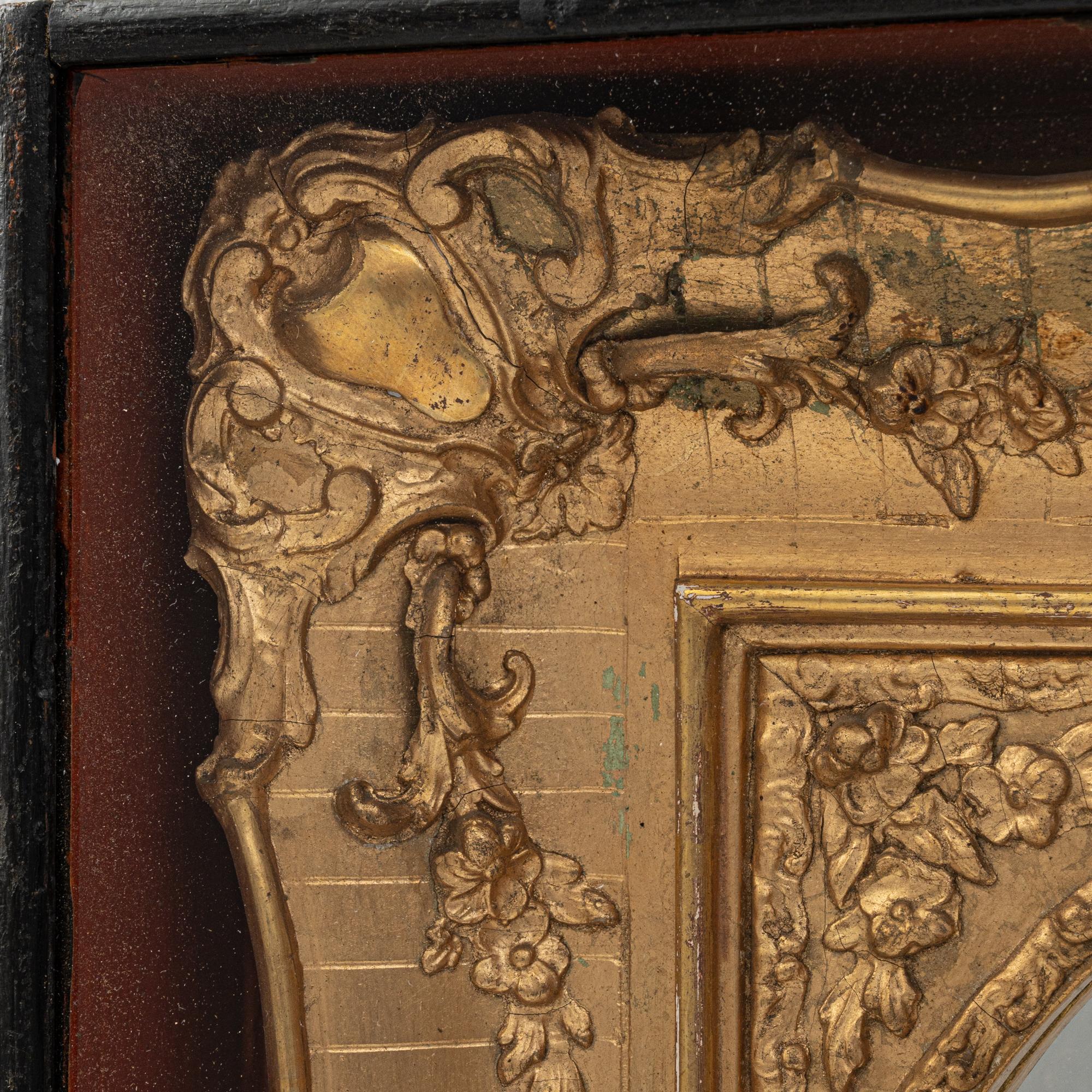 19th Century French Gilded Wood Mirror For Sale 5