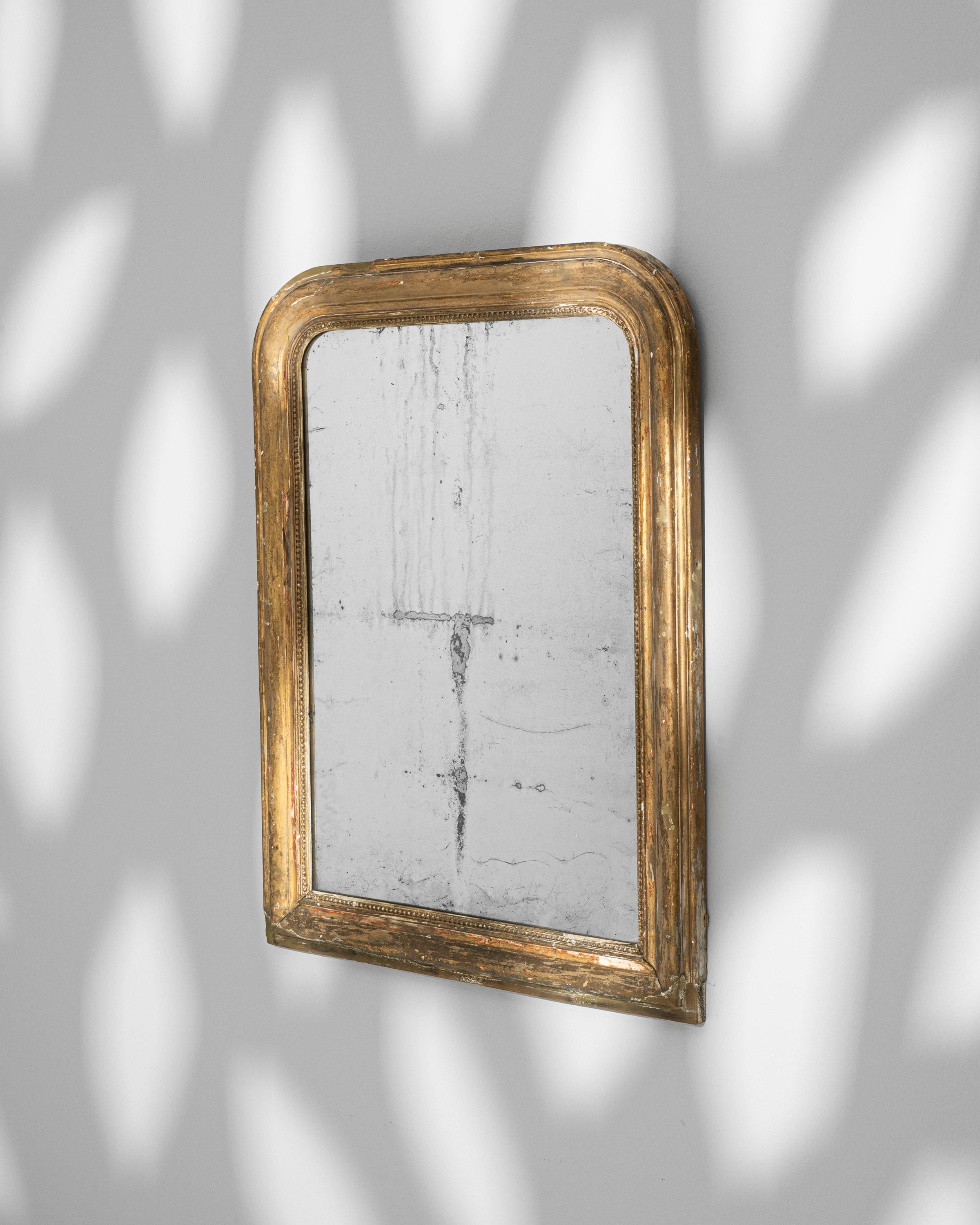 19. Jahrhundert Französisch vergoldet Wood Mirror im Angebot 5
