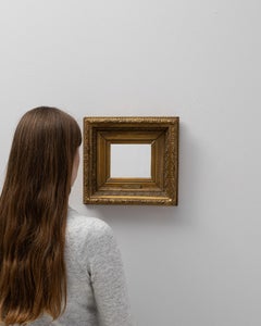 19th Century French Gilded Wall Mirror by M. Cingelaar, Ornate Frame