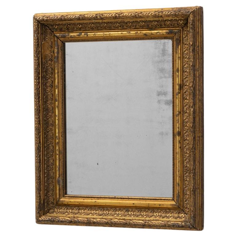 19th Century French Gilded Wooden Mirror