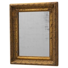 19th Century French Gilded Wooden Mirror
