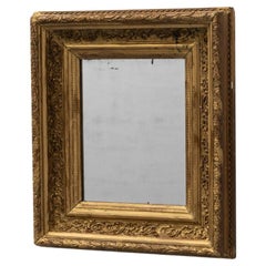 19th Century French Gilded Wooden Mirror