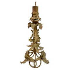 19th Century French Gilt Bronze Art Nouveau Table Lamp Base