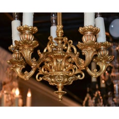 19th Century French Gilt Bronze Chandelier