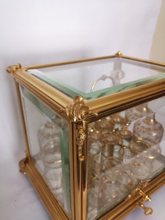 19th Century French Gilt Bronze Drinks Case / Cave a Liqueur by Tahan
