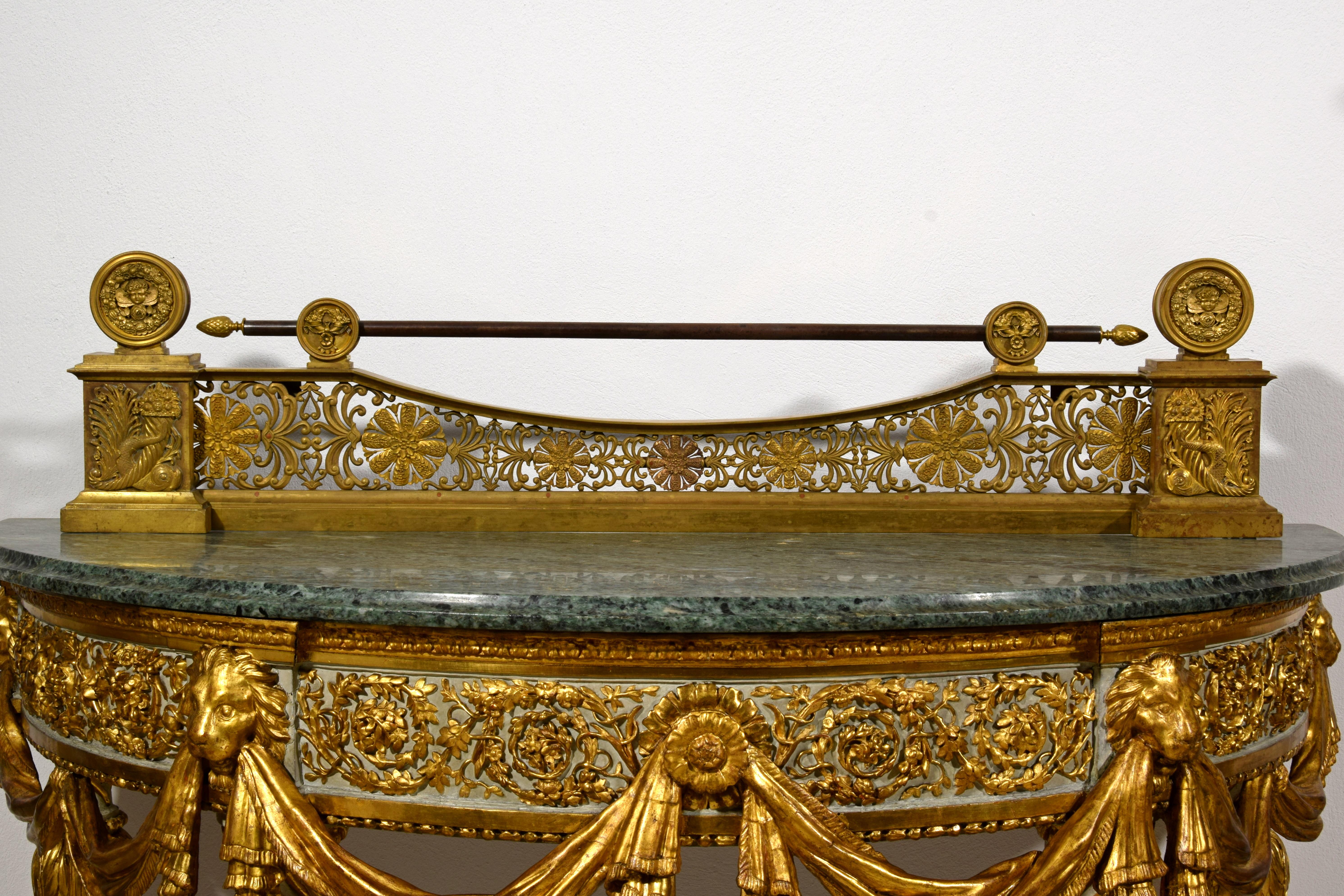 Parafuoco francese in bronzo dorato del XIX secolo in vendita 5