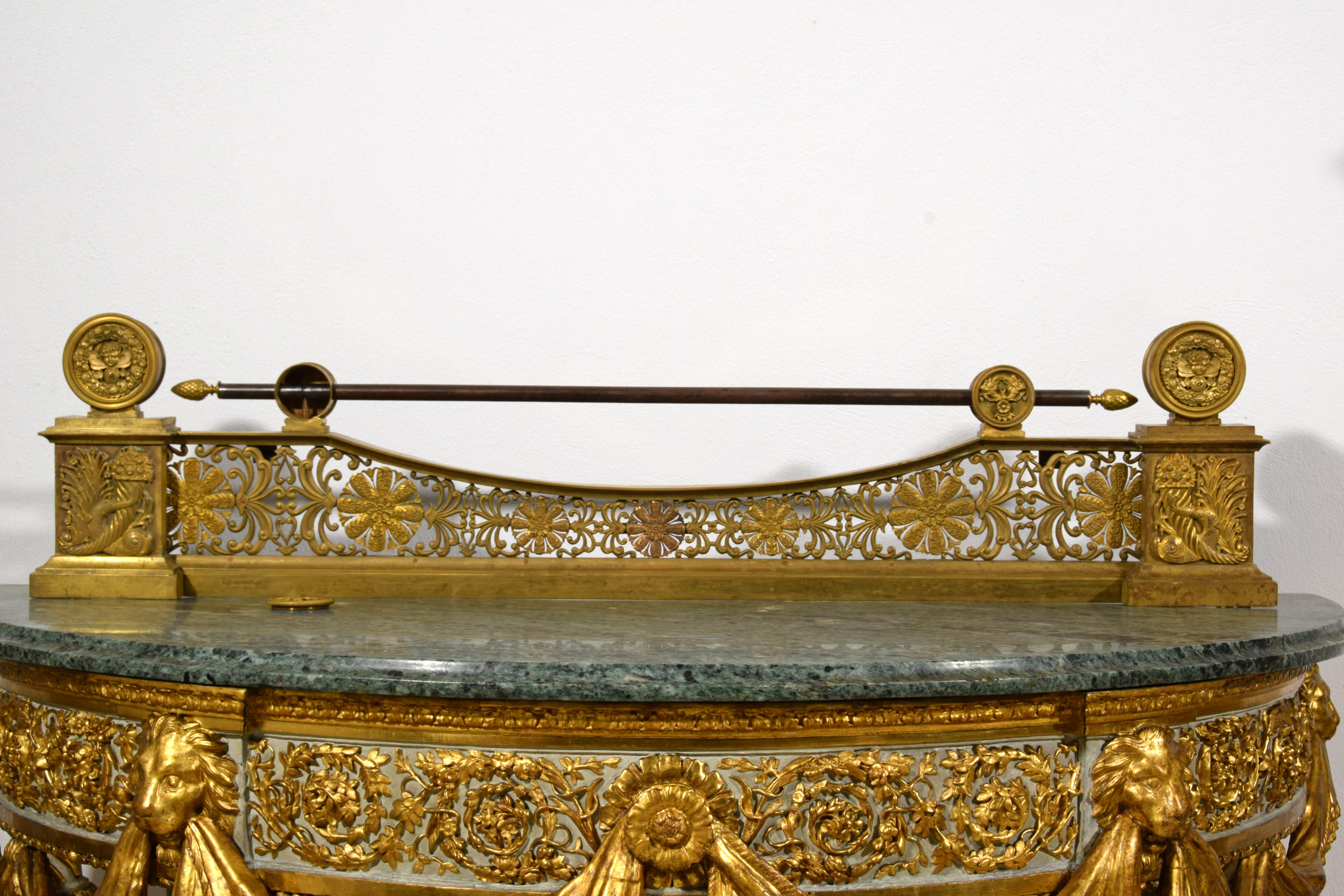 Parafuoco francese in bronzo dorato del XIX secolo in vendita 6