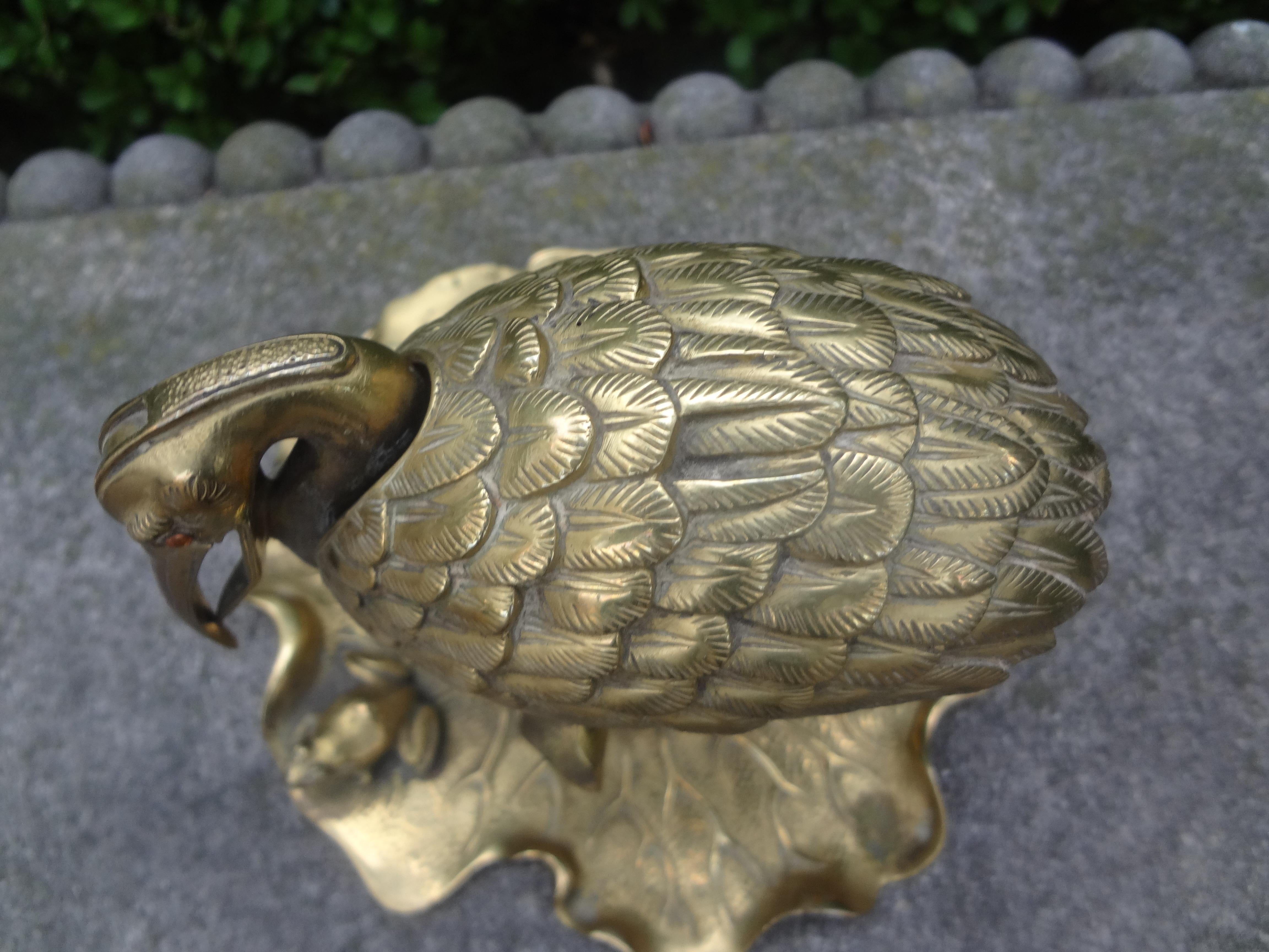Late 19th Century 19th Century French Gilt Bronze Inkwell