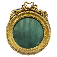19th Century French Gilt Bronze Neoclassic frame