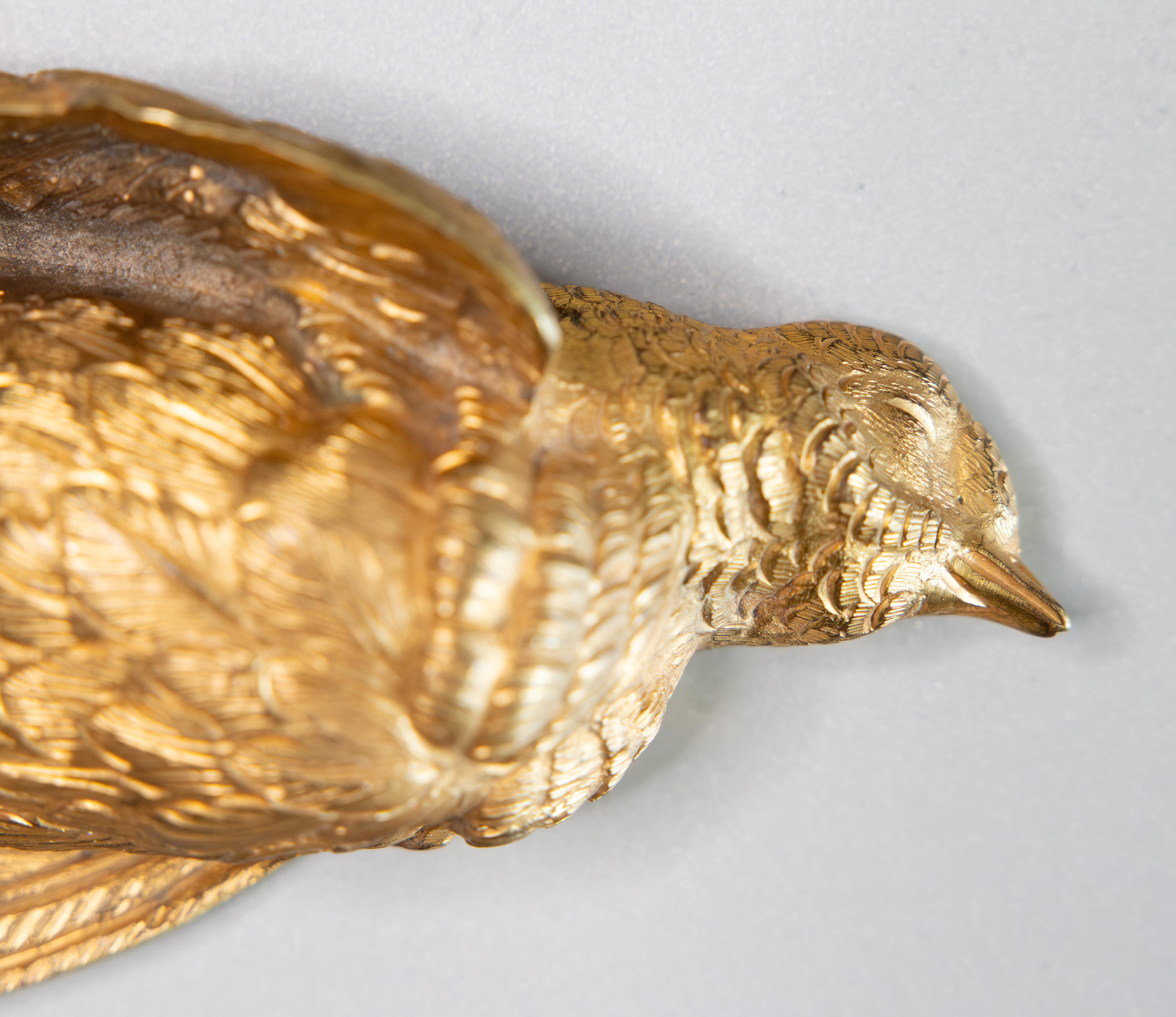Oiseau blessé en bronze doré du XIXe siècle, d'après Comolera Bon état - En vente à Pearland, TX