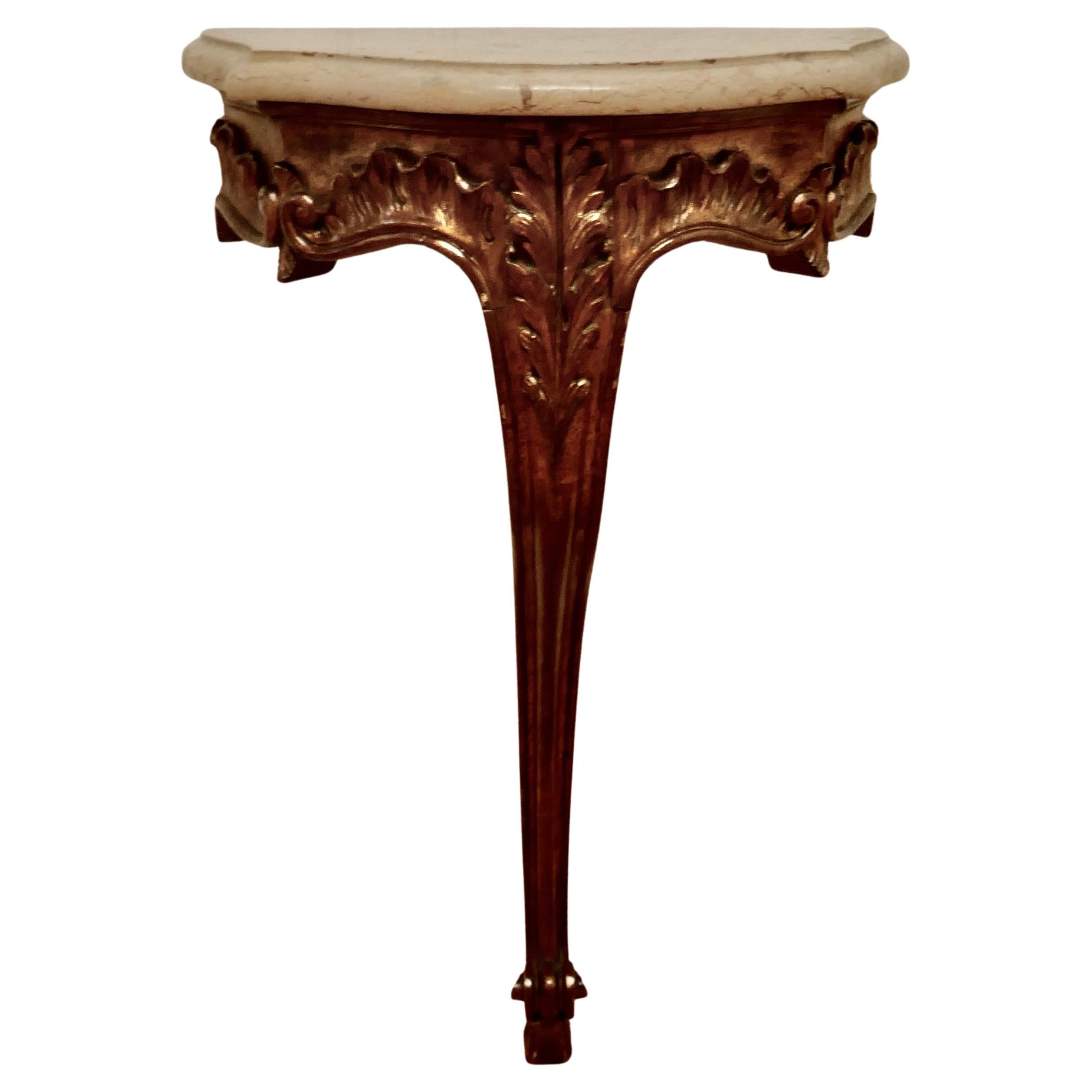 19th Century French Gilt Console or Pier Table