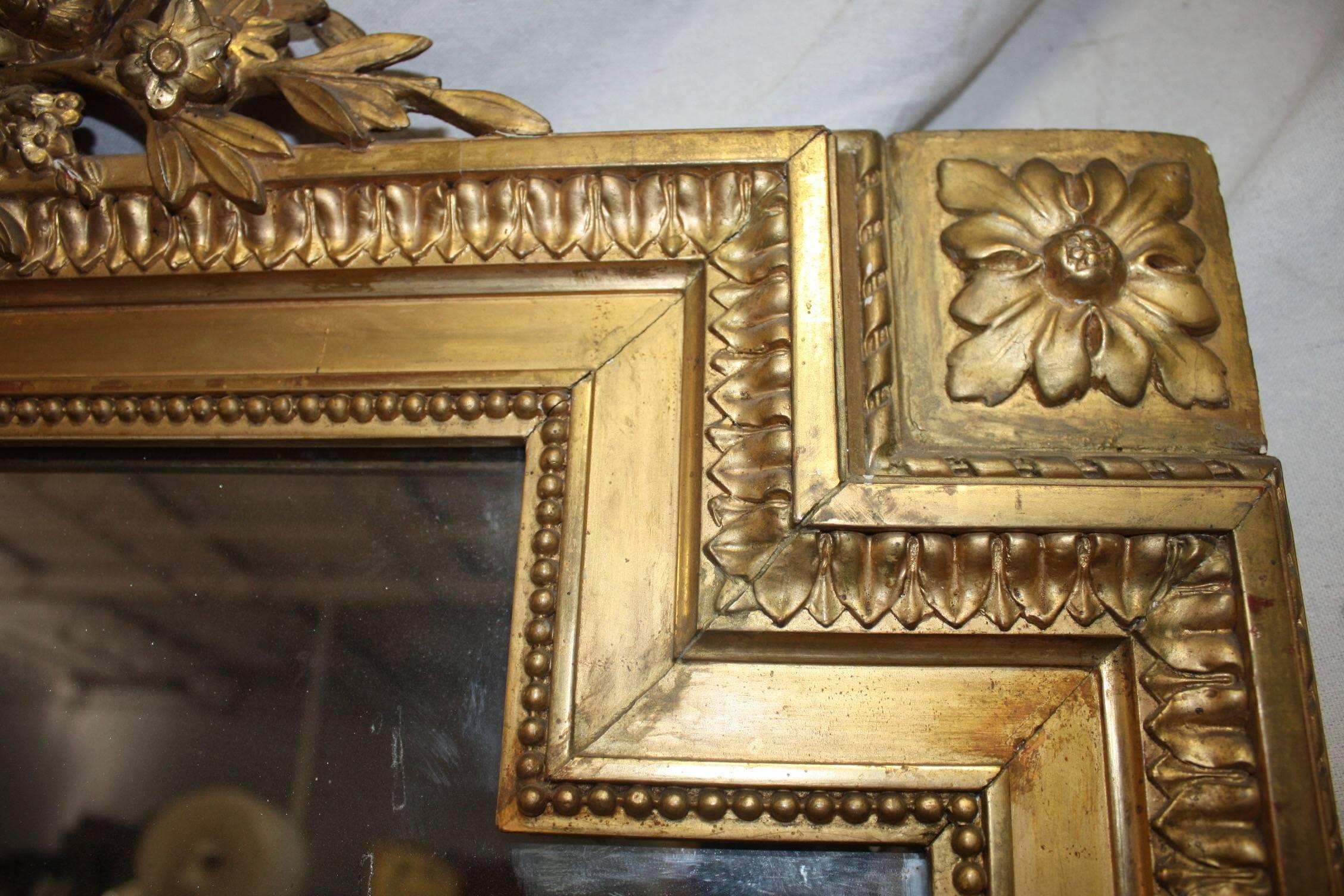 19th Century French Gilt Mirror 5