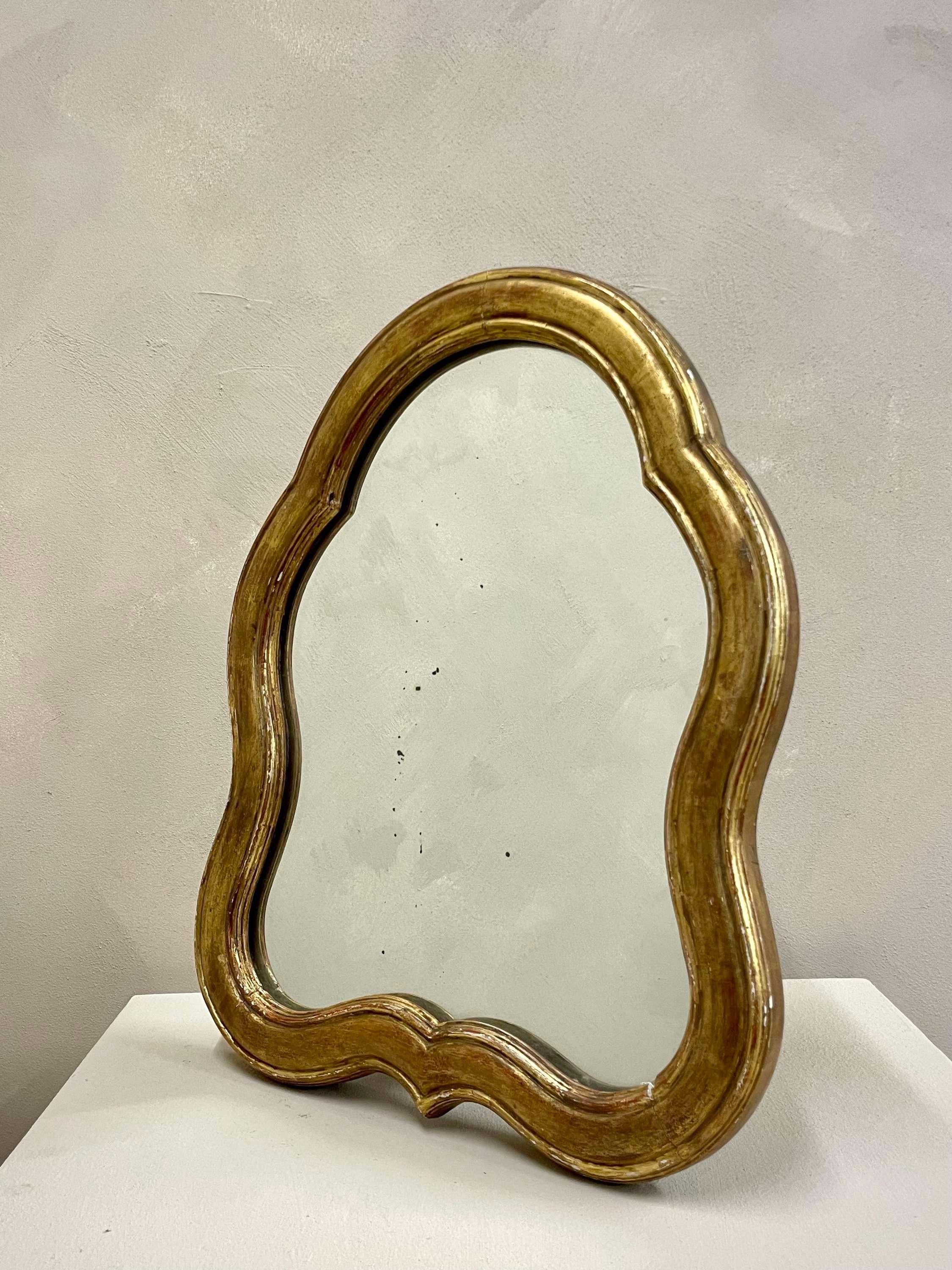 19th Century French Gilt Table / Dressing Table  Mirror For Sale 4