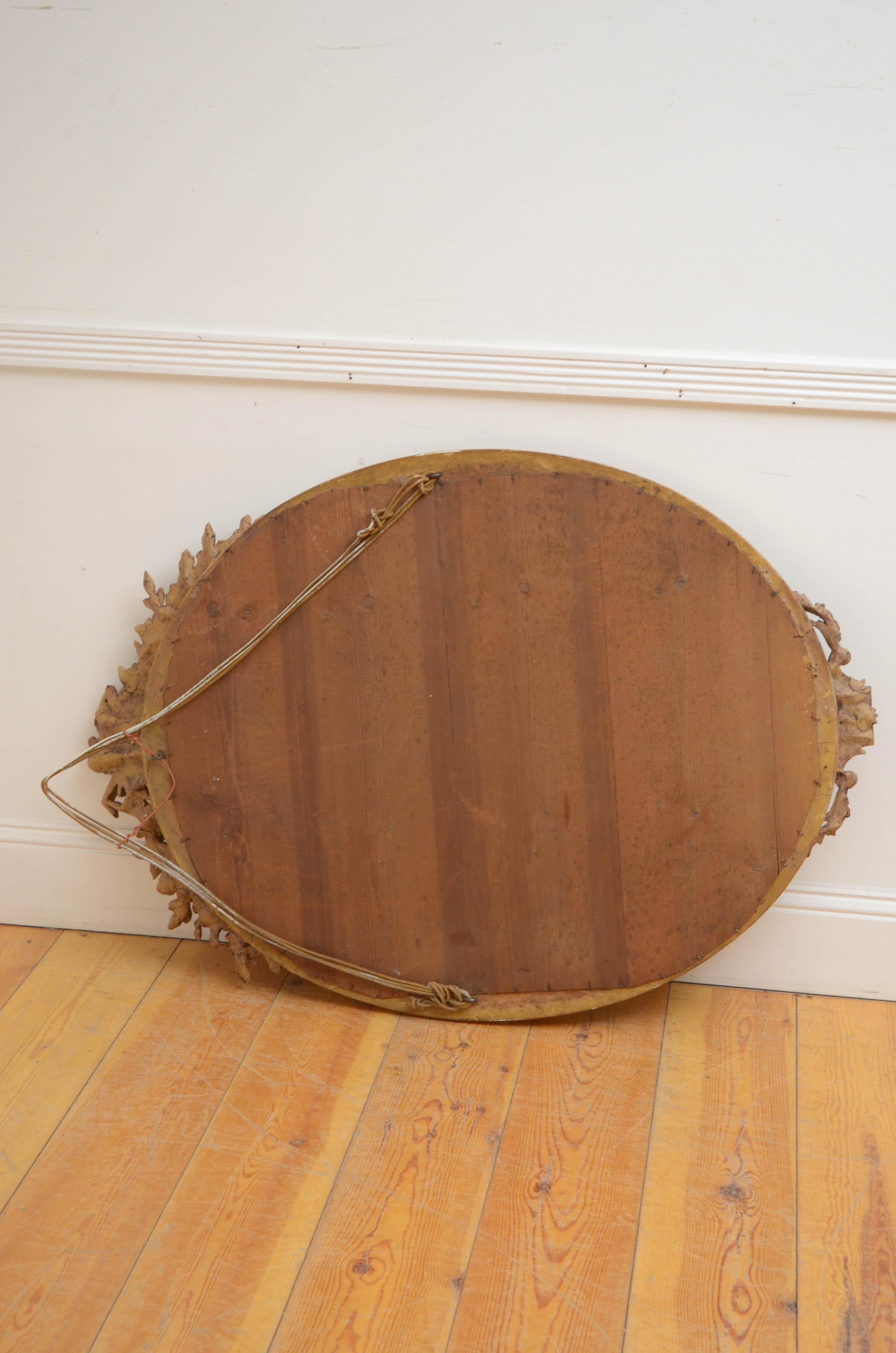 19th Century French Gilt Wall Mirror For Sale 9