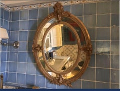 19th Century French Giltwood Framed Mirror, 1890s