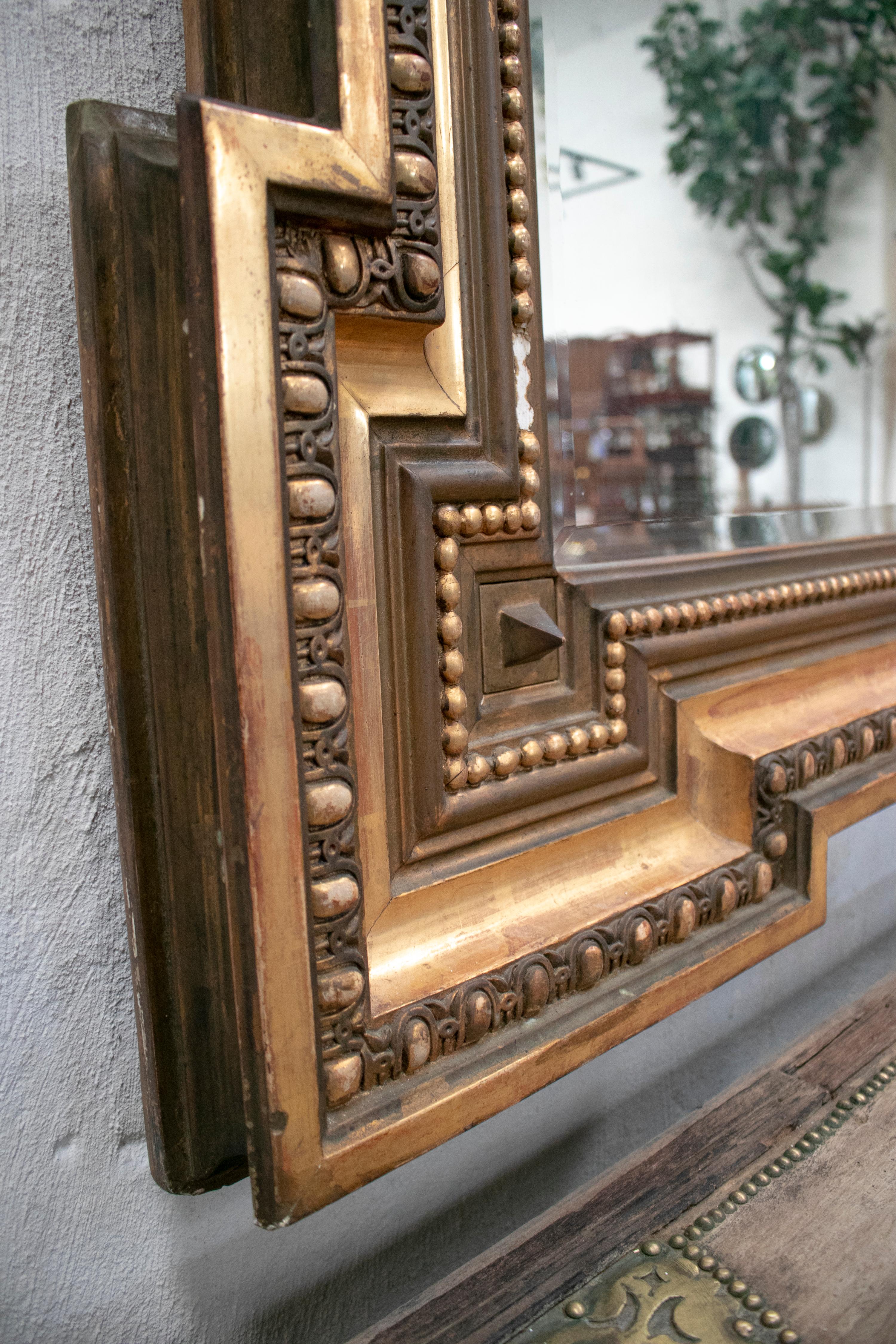 19th Century French Giltwood Rectangular Mirror 2