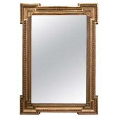 19th Century French Giltwood Rectangular Mirror