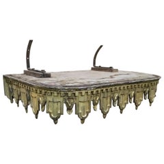 19th Century French Giltwood Bed Canopy, 1890s